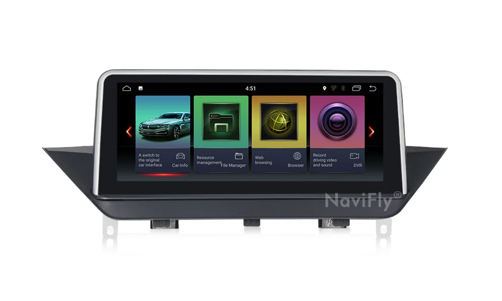 Top NaviFly IPS ID7 2G+32G Android 7.1 car radio multimedia player for BMW X1 E84 2009-2015 support wifi Bluetooth RDS 9