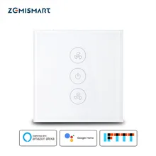 Zemismart Eu Us Alexa Echo Smart Ceiling Fan Switch Wifi App