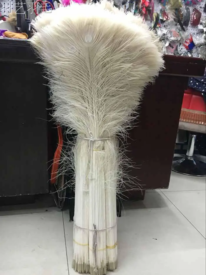 

Quick Delivery 50 Pieces / Piece Quality peacock feather, 72-80cm / 29-32 "DIY jewelry, clothing, vase flower arrangement
