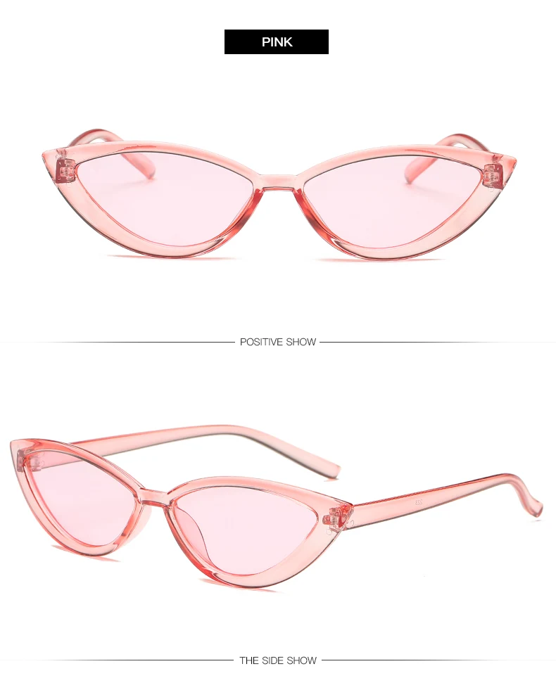 Модные сексуальные солнцезащитные очки кошачий глаз, треугольные женские очки маленького размера, Современные Ретро дизайнерские женские солнцезащитные очки для женщин