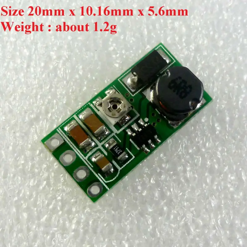 DD06AJSB DC 3 V 7 5V to 6V 9V 12V Регулируемый повышающий регулятор напряжения модуль