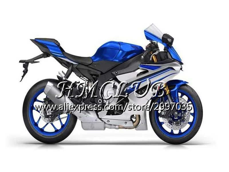 Инъекций средства ухода за кожей для YAMAHA YZF600 YZF-R6 YZF R6 3HC. 0 YZF 600 R 6 17 YZF-600 YZFR6 17 18 обтекатель комплект цвет: синий - Цвет: No. 14 Glossy