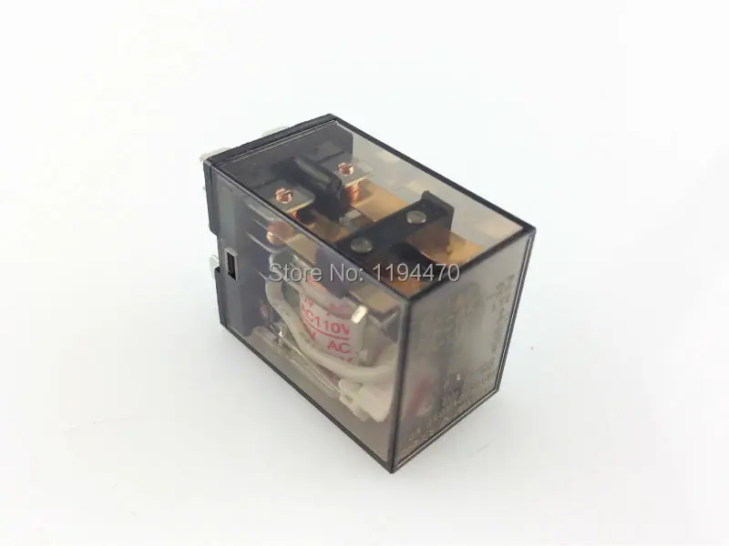 

HHC68A-2Z AC 110V Coil Power Relay DPDT 8 Pins HH62P LY2 JQX-13F 10A 240VAC/28VDC