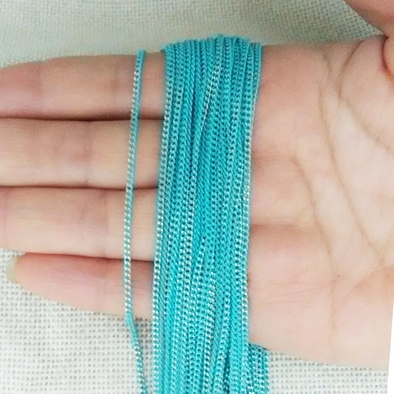 10meter sprey paint chains tiny Links linked Opened Chain tassels