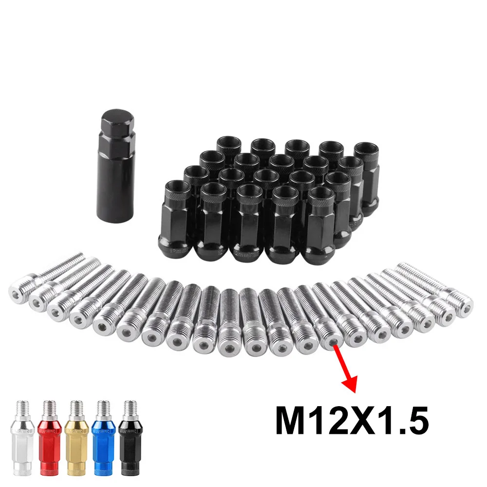 

M12*1.5 STUD CONVERSION KIT WITH 20 RACING STUDS AND 20 RACING LUG NUTS