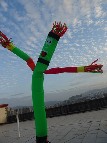 

Inflatable Wave One leg Multicolor Arms air dancer sky dancer 4m Advertising Inflatables