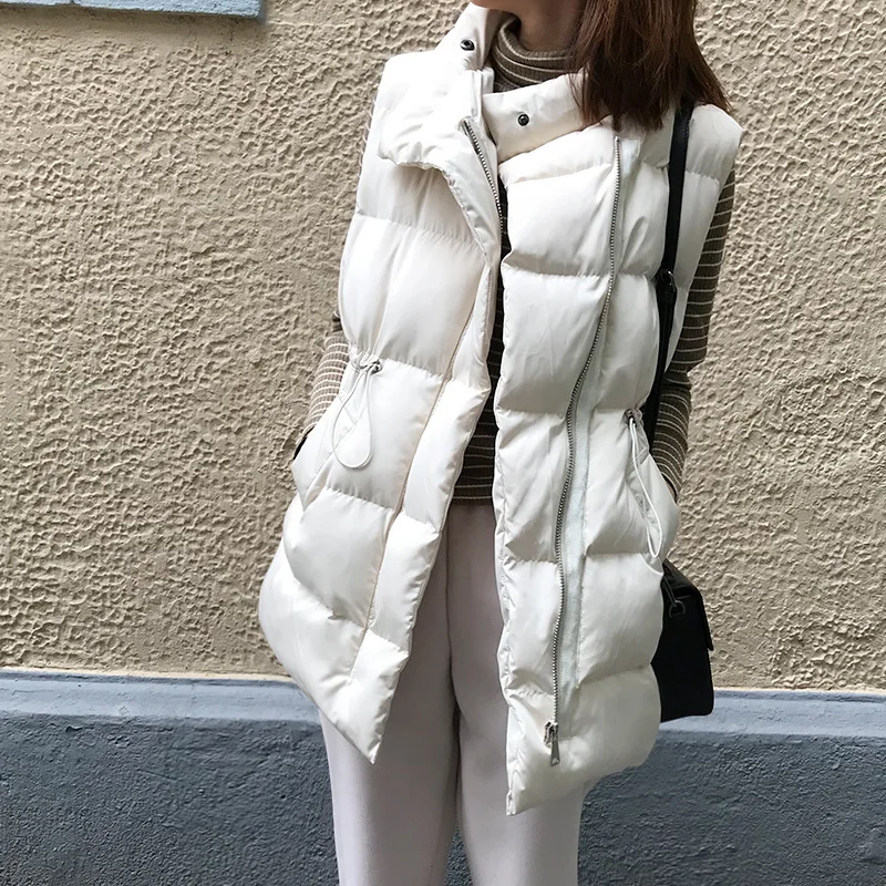 

2019 Women Vest Winter Cotton Vest Coat Women Solid Color Female Top Quality Vest Sleeveless Jacket Vests & Waistcoats