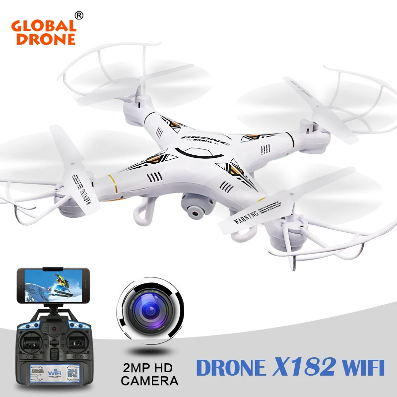 

Global Drone X182 Remote Control Helicopter RC Drone with camera 6-Axis Remote Control Toys with Camera VS syma x5c