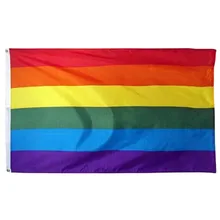 150x240cm riesige riesen große LGBT Regenbogen Homosexuell Stolz Flagge