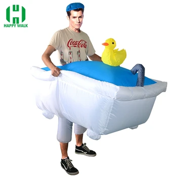 

Inflatable Baby Bathtub Costume Polyester Adult Inflatable Costumes Halloween Party Funny Festival Cosplay Costumes 2020