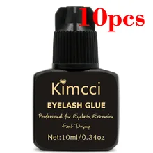 

Kimcci 10ml 10pcs/lot Individual Eyelash Glue Extension Lashes Adhesive for False Eyelashes Extensions Fast Dry Long Lasting