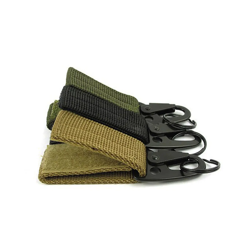 

Hot Sale 1PC Women Outdoor Camping Training Military Belt Buckle Hunting Lock Equipment Carabiner Strap Belt cinturones para