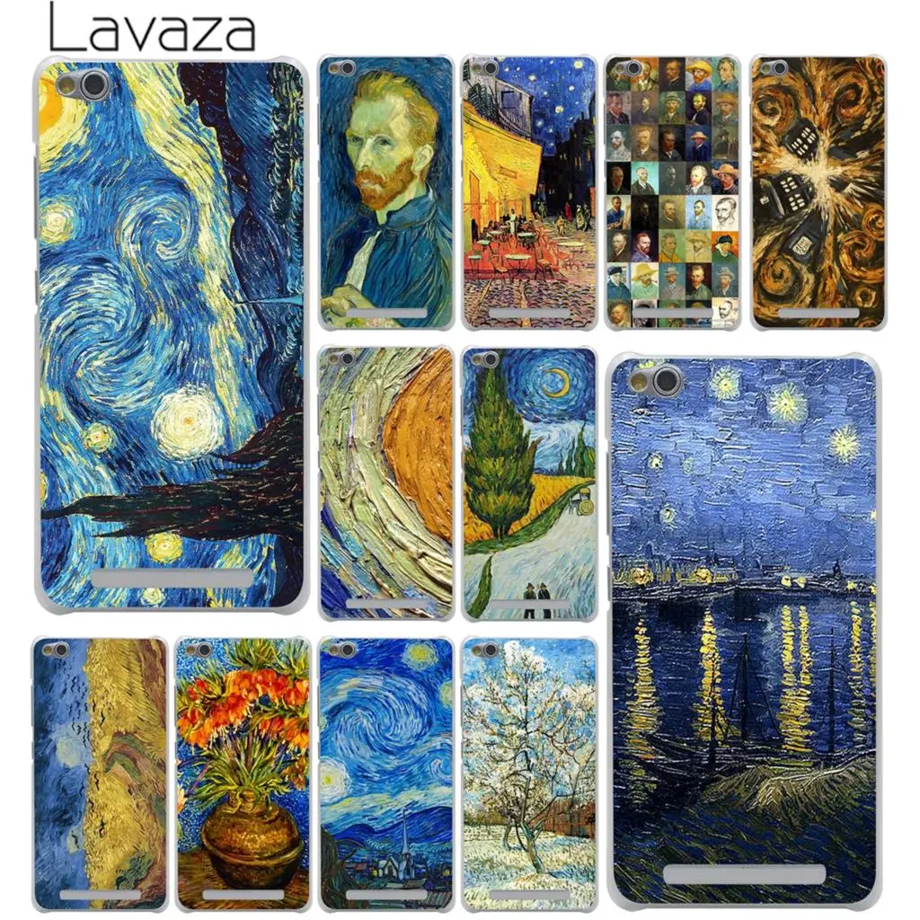 

Lavaza Van Gogh Tardis Hard Phone Shell Case for Xiaomi MI Redmi 7A 6A 5A 4A GO S2 K20 Note 8 7 5 4 4X 6 Pro Plus Cover