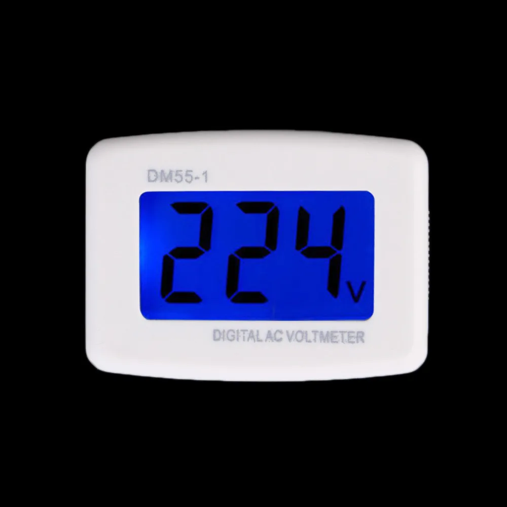 Electrical Instruments DM55 1 AC 80 300V LCD Digital Volt Meter Voltmeter US Plug Electric Pen