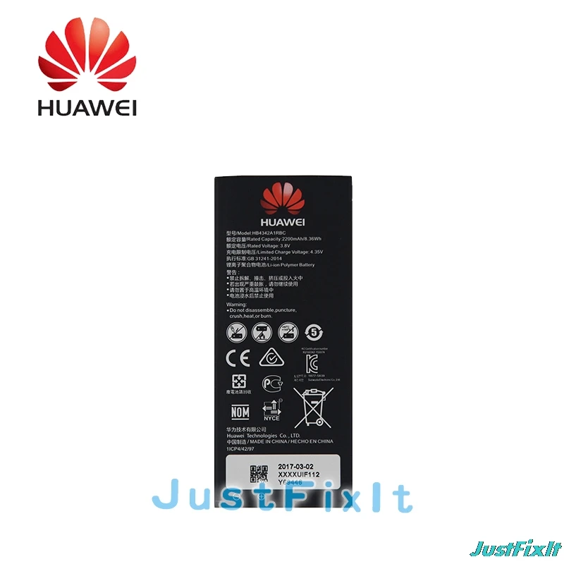

HB4342A1RBC Hua Wei Replacement Phone Battery For Huawei y5II Y5 II 2 Ascend 5+ Y6 honor 4A SCL-TL00 honor 5A LYO-L21 2200mAh