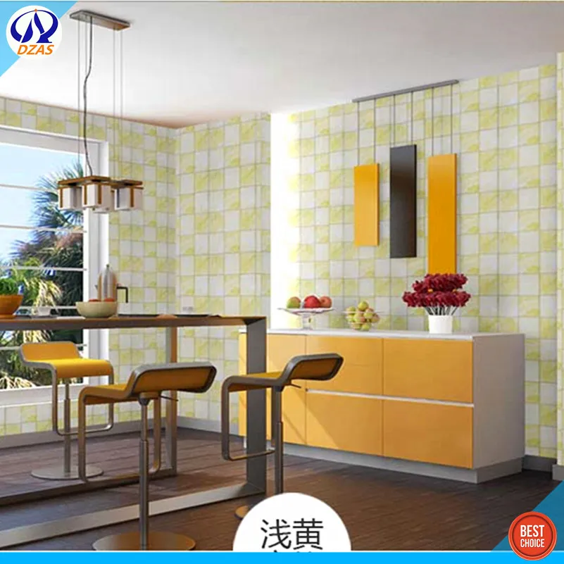 PVC imitation marble Self-adhesive background wall paper kitchen oil-proof table bathroom tile DZAS-CJ wallpaper | Обустройство дома