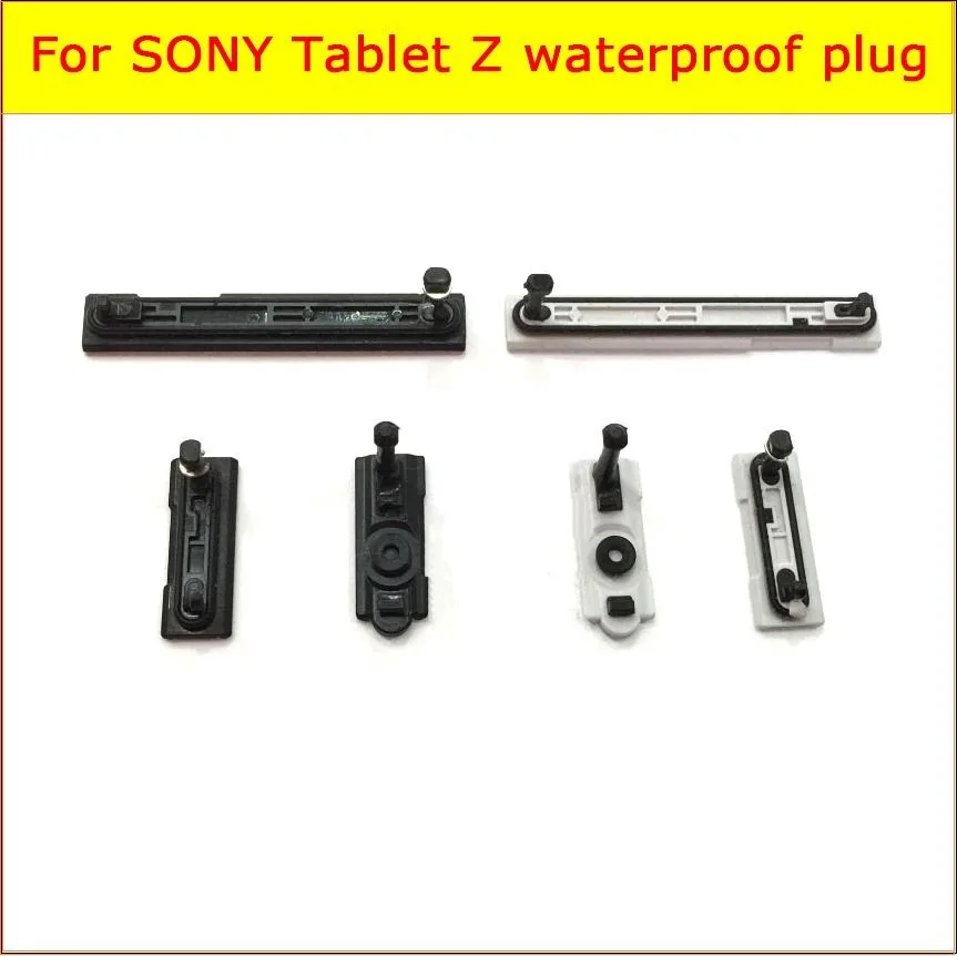

Genuine USB Charger Port Plug + Earphone + Micro SD & Sim cards Port Slot Cover for Sony Xperia Z Tablet SGP341 Dust Waterproof