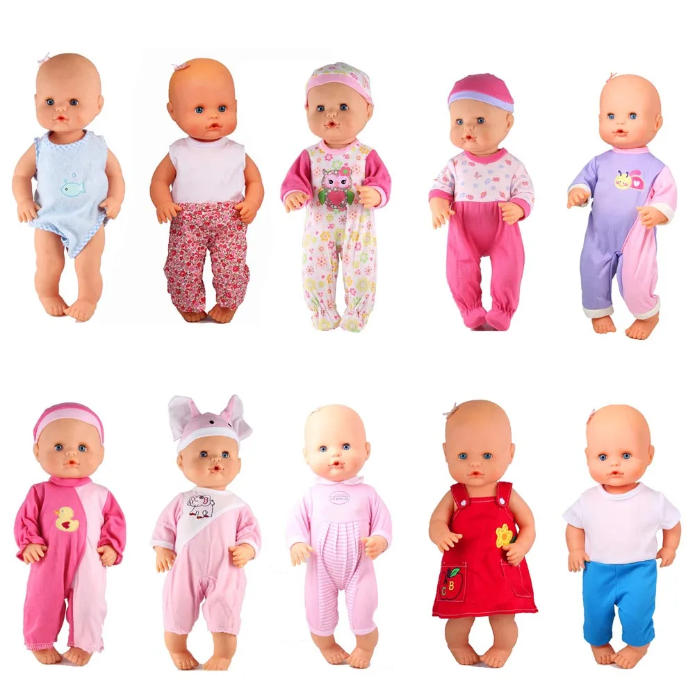 13 дюймов Одежда для кукол подходит 35 см Nenuco кукла Ropa Nenuco y su Hermanita Nenuco аксессуары 10 шт./лот разные наряды или платья