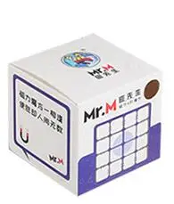 Shengshou Mr. M 2x2 3x3 4x4 5x5 Магнитная версия Stickerless/Blaack Прямая - Цвет: Mr.M 4x4 BL