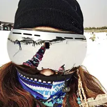 Hitorhike Мерк skibril dubbele лаген UV400 анти-condens гроте лыжный masker бриль skien mannen vrouwen sneeuw очки для катания на сноуборде