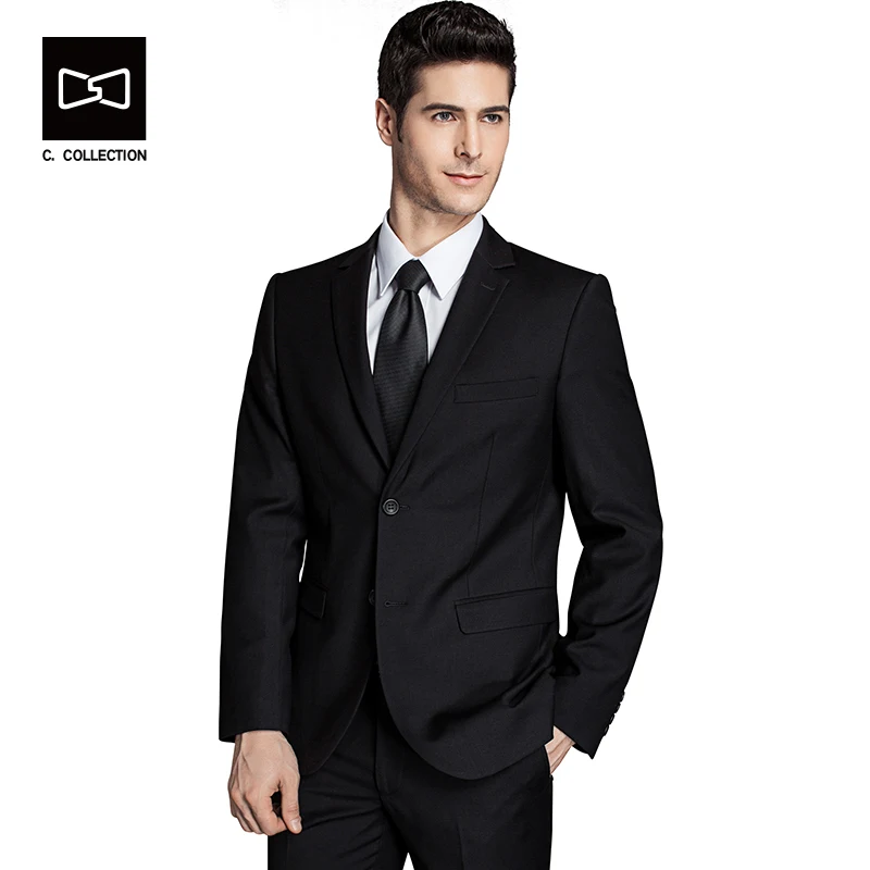 Деловой пиджак мужской смокинг Slim fit Классические Костюмы Блейзер Модный деловой