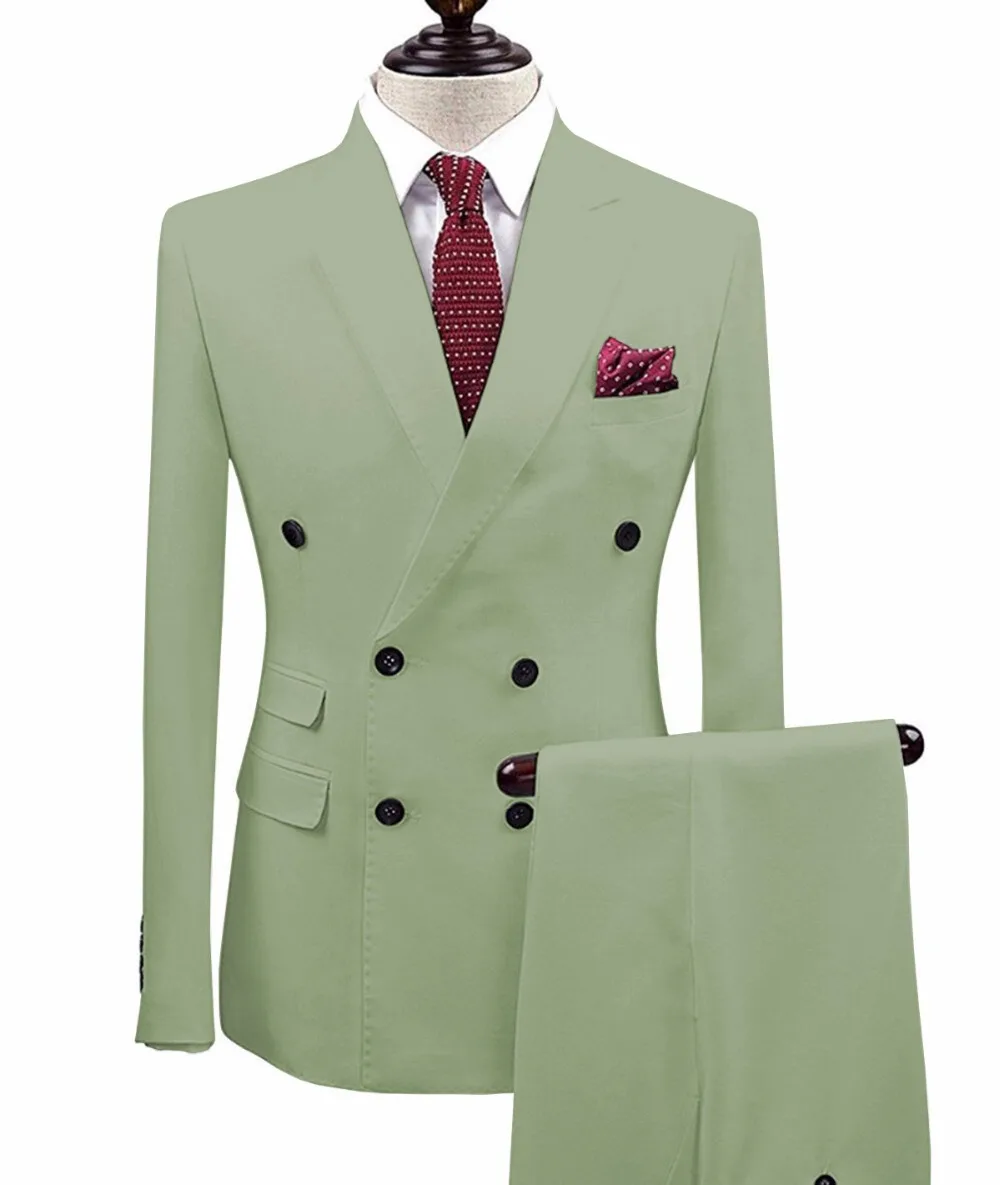 Slim Fit Two Pieces Champagne Negócio Blazer