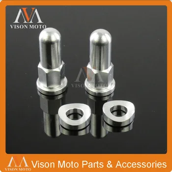 Silver MX Rim Lock Covers Nuts Washers Security Bolts For honda KTM Yamaha Suzuki Kawasaki CRF