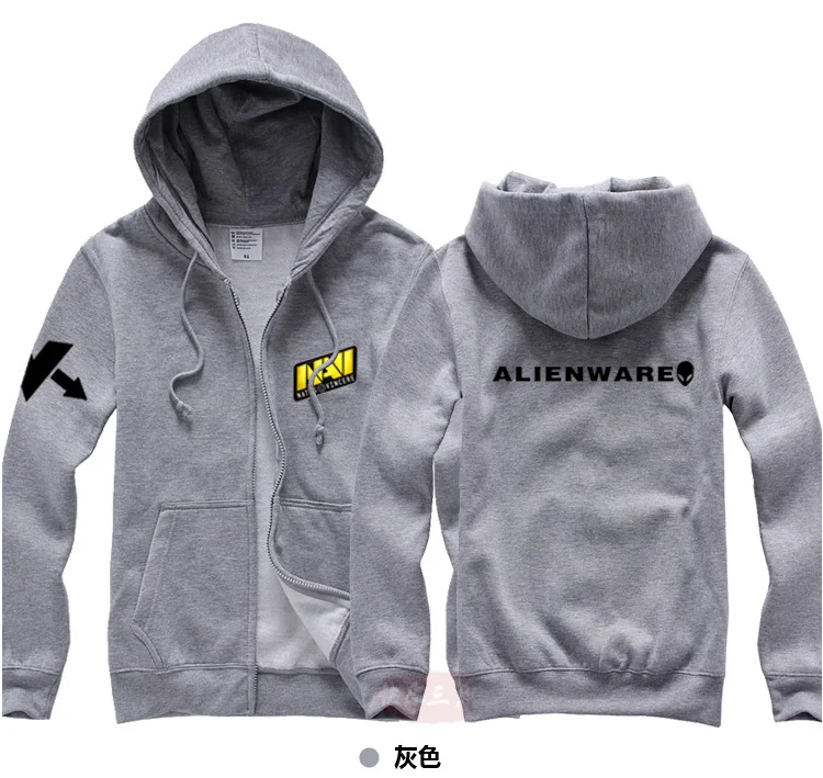  NAVI Dota 2 hooded long sleeve Dota Natus Alienware Zipper Sweatshirts Ukraine game heroes Teams Do
