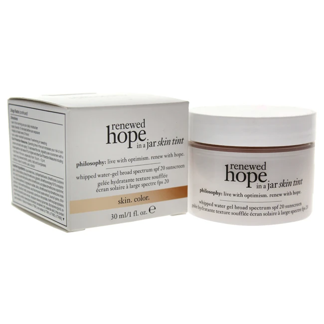 Renewed Hope In A Jar Skin Tint SPF 20 - # 9.5 Cocoa by Philosophy for Women - 1 oz Gel
