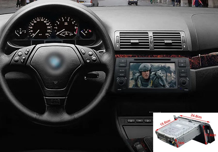 Discount 7" Android 8.1.1 OS HD Quad Core Wifi 3G Car DVD Player GPS Nav for BMW 3 Series M3 Radio Stereo with Retail Package 2017 New 16