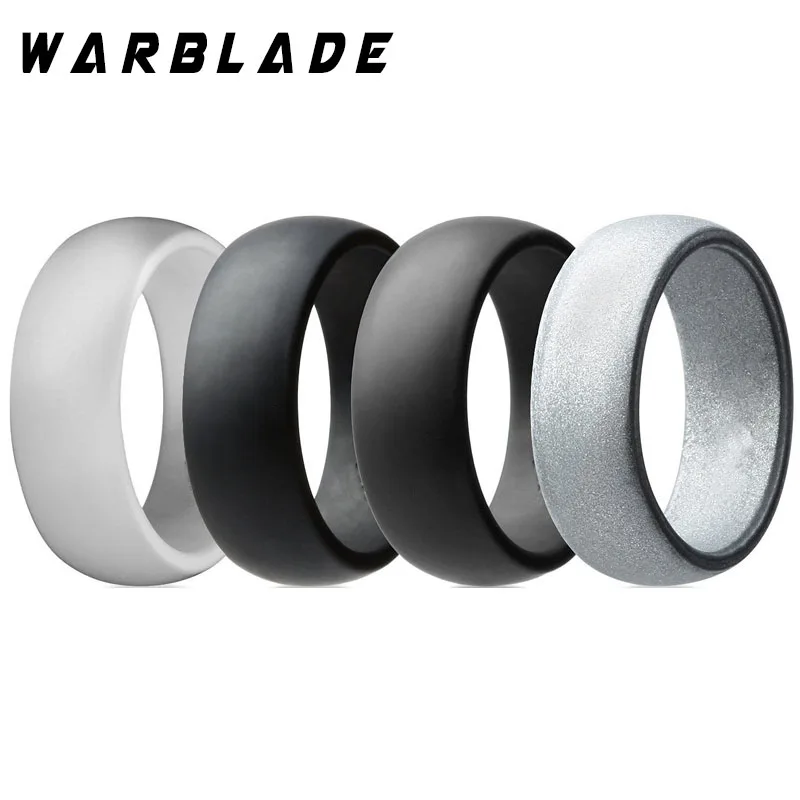 WarBLade 8 мм пищевой класс FDA Силиконовое кольцо для пальцев гипоаллергенные Crossfit