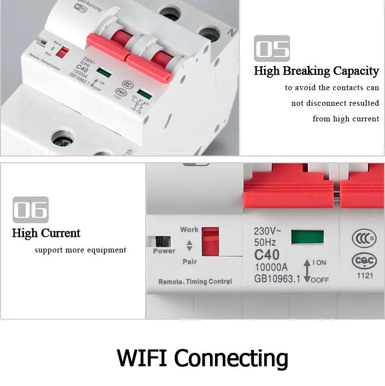 EWeLink WiFi 1P умный выключатель для умного дома, защита от перегрузки и короткого замыкания, работа с Amazon Alexa Google home