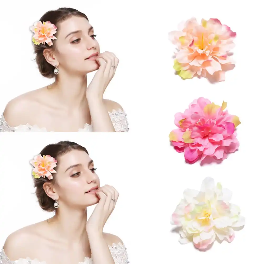 M Mism Diy Women Girls Korean Fashion Headmade Flower Floral Hair