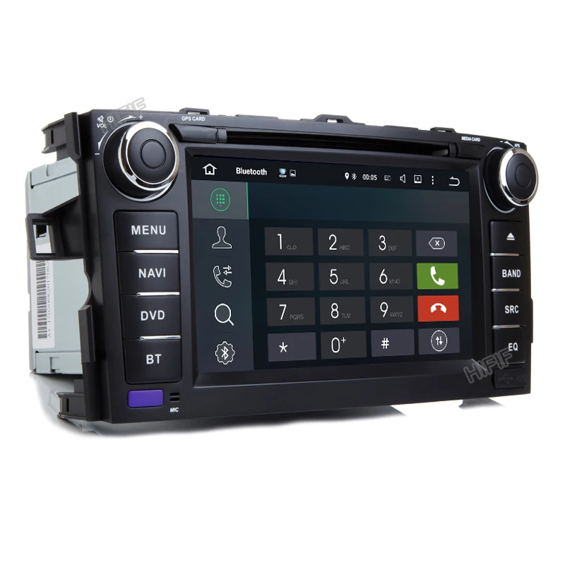 Excellent HIFIF 2 Din 1024*600 Quad Core Android 7.1.2 Car DVD GPS Navigation For Toyota Corolla 2007-2013 Car Head Unit +RDS/ 3G/4G/WIFI 4