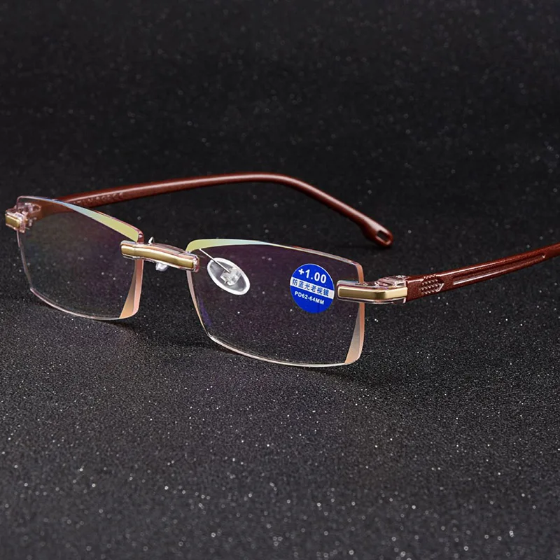 Belmon, очки для чтения без оправы, для мужчин и женщин, алмазная резка, диоптрийные очки, мужские очки для дальнозоркости+ 1,0+ 1,5+ 2,0+ 2,5+ 3,0 RS611