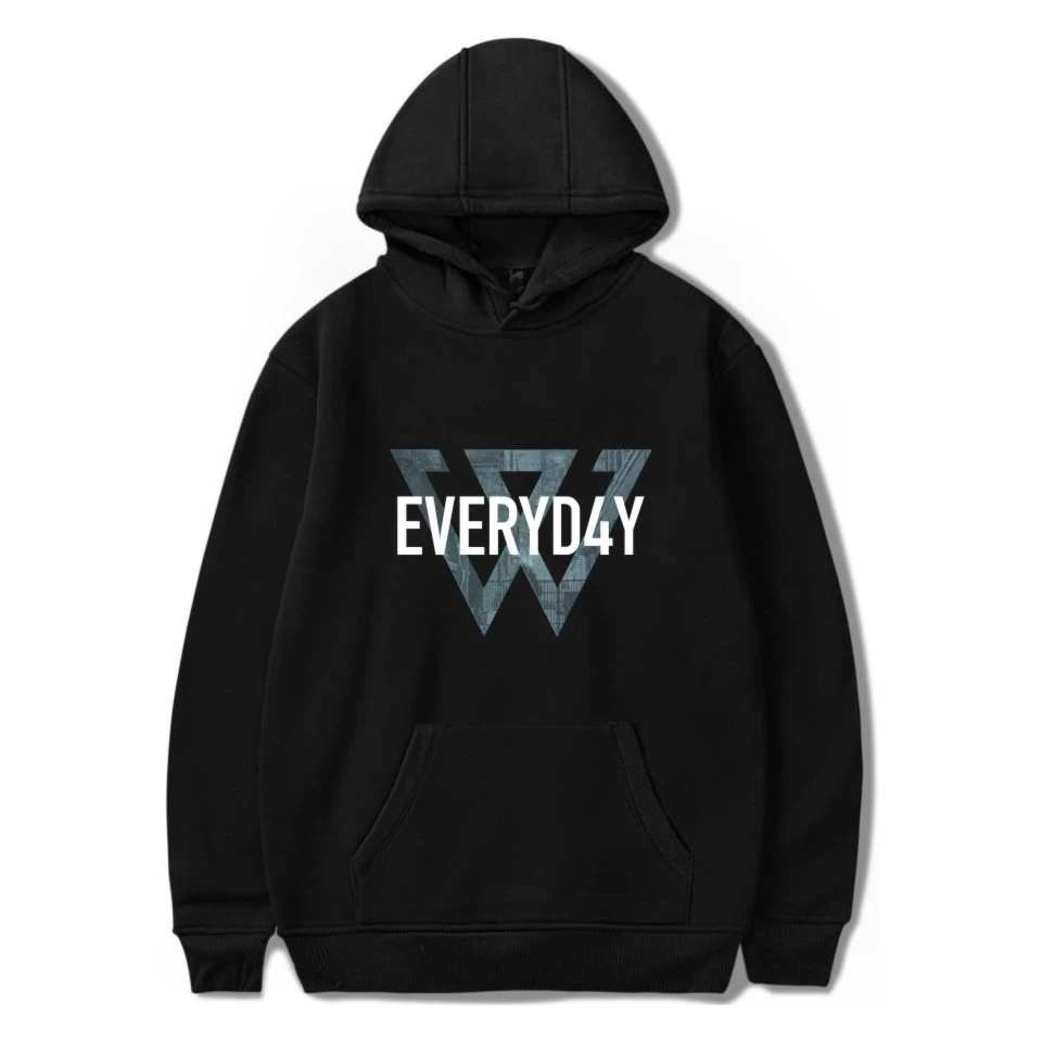 Sudadera con capucha de la moda del ganador de la impresión álbum Popular nuevo con capucha de EVERYD4Y con con la necesidad de la corriente de marea|Sudaderas con