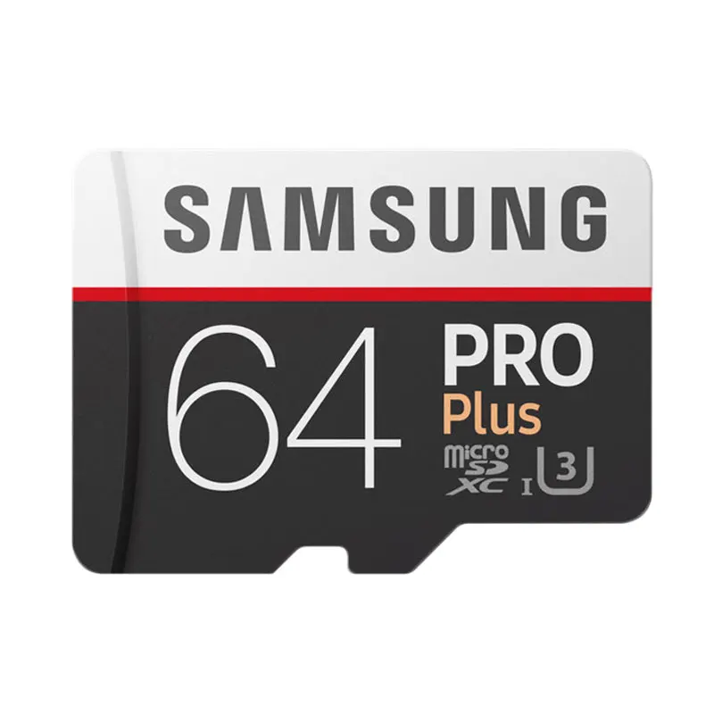 SAMSUNG 64 GB MicroSD карты 128 ГБ 256 ГБ TF карта 32 GB флэш-карта памяти UHS-I U1/U3 C10 SDXC карты памяти SDHC cartao de memoria для смартфонов - Емкость: PRO Plus-64GB