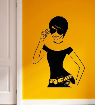 

Wall Stickers Vinyl Decal Hot Sexy Girl Fashion Style Beauty Salon