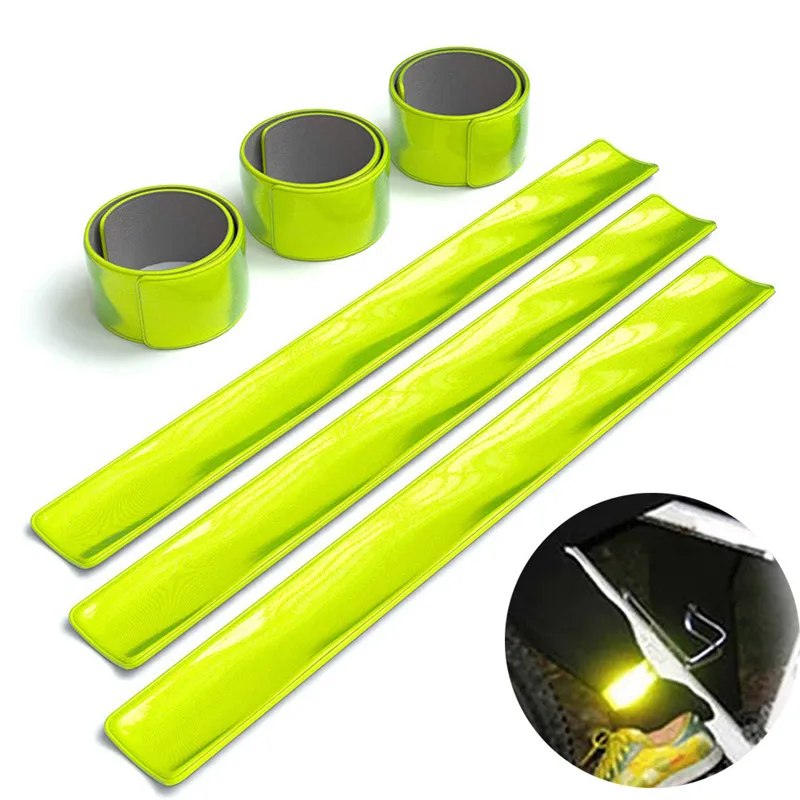 

6 PCS Bicycle Reflective Safe Leg Pants Clip Strap Beam Band Bottom Belt Road Bicycle Leg Pants Clip Strap Riding Leggings Band