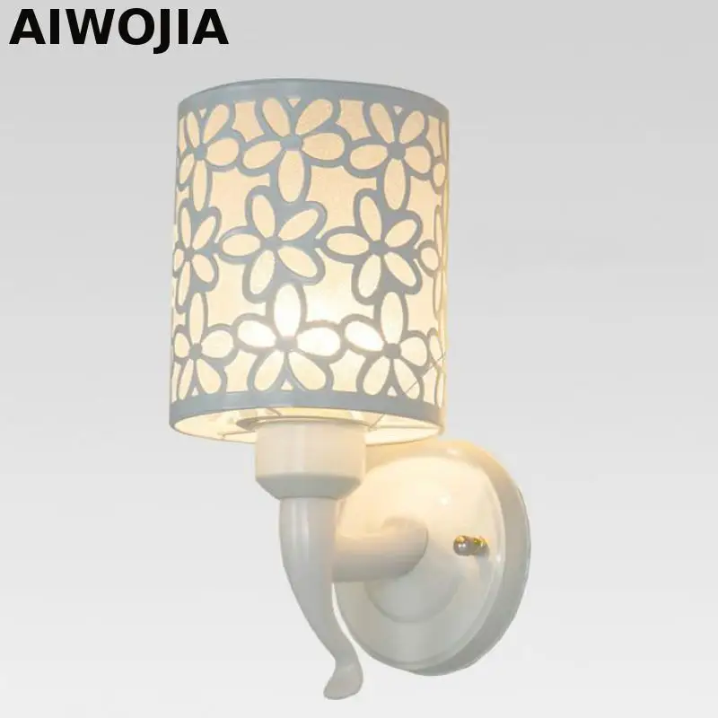 

1 head fashion wall lamp brief modern led mirror wall light corridor bedroom living room bedside lamp E27 iron