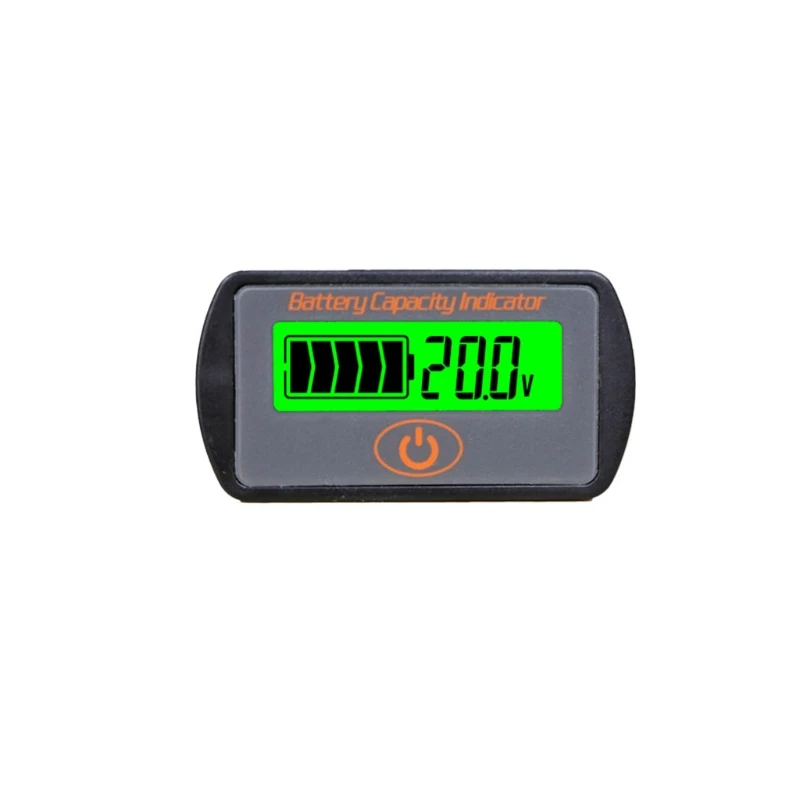 

12V 24V LCD Battery Capacity Voltmeter Tester Indicator Car Lead-acid Lithium G25 Great Value April 4