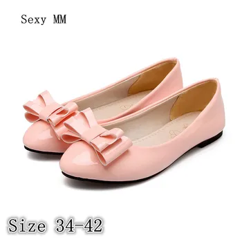

Shoes Woman Slip On Shoes Loafers Girl Ballet Flats Women Flat Shoes Soft Comfortable Plus Size 34 - 40 41 42