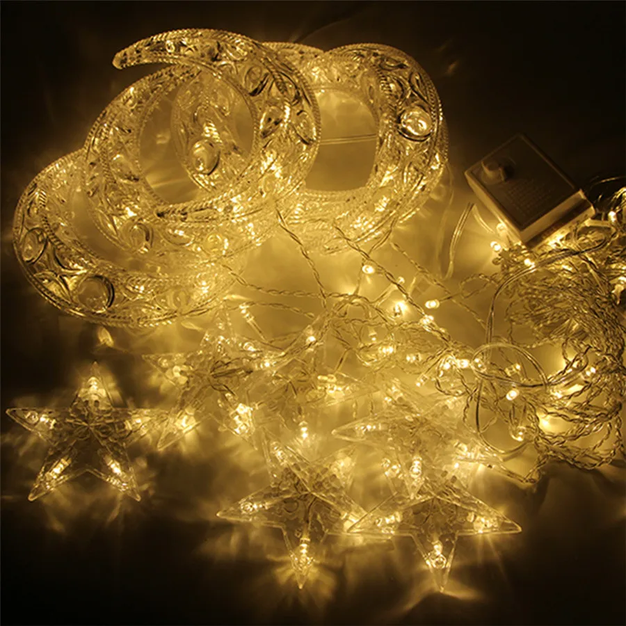 2.5M Led icicle curtain light 138Leds 6 Stars 6 Moons fairy light garland for home party birthday decoration EU/US/UK/AU 2.5M Led icicle curtain light 138Leds 6 Stars 6 Moons fairy light garland for home party birthday decoration EU/US/UK/AU