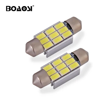 

BOAOSI 10x Car Light 36mm 39mm 41mm CANbus C5W Led License Plate Light Bulb 5630 SMD For Audi Volkswagen Mercedes-Benz BMW