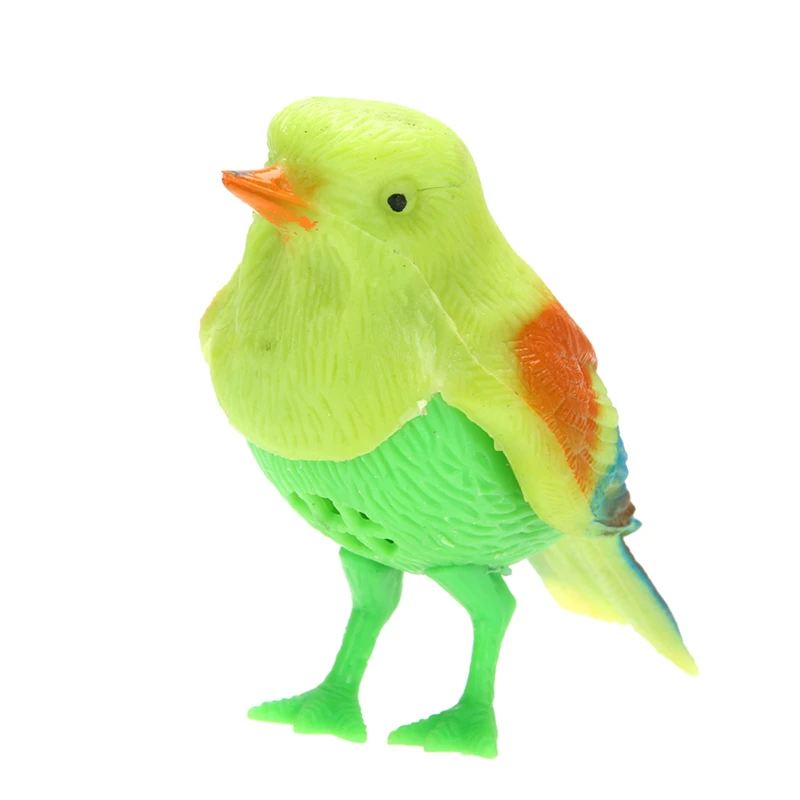 plastic sound voice control activate chirping singing bird funny toy