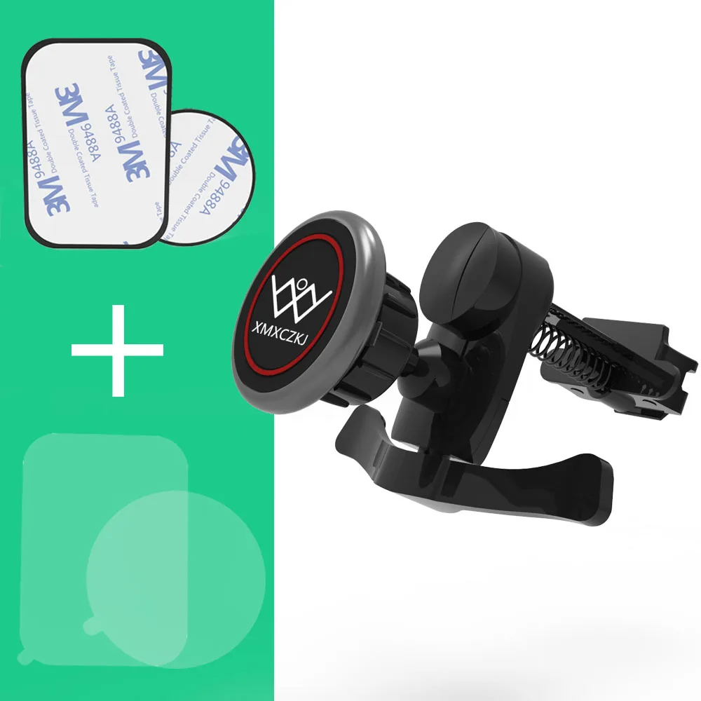  XMXCZKJ Car Phone Holder Universal Magnetic Air Vent Mount Adjustable Phone Stand Support Mobile Ca