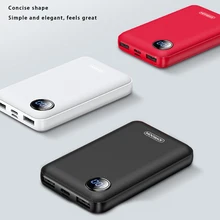 10000 мАч Мини банк питания для Xiaomi быстрое зарядное устройство Внешняя батарея двойной usb type-C power Bank с светодиодный дисплеем для iphone samsung