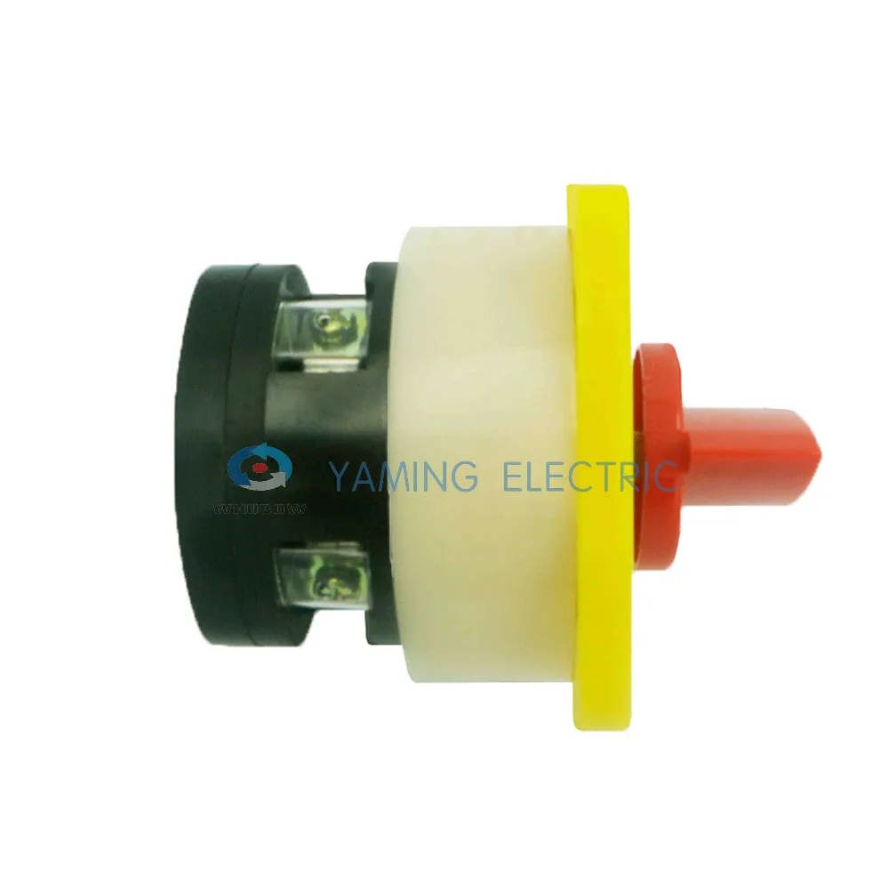 Поворотный переключатель высокого напряжения с функцией самосброса 3 положения