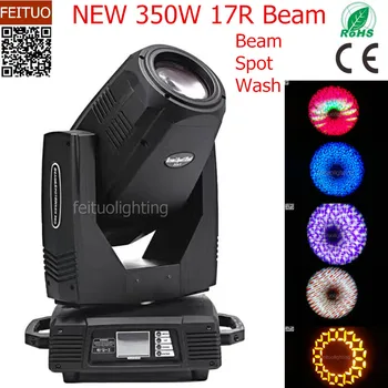 

2pcs/lot Beam 17r 350w Sharpy Beam Moving Head Stage Light 3IN1 Spot Beam Wash 3D Effect Gobo Light DMX512 350W Moving Head
