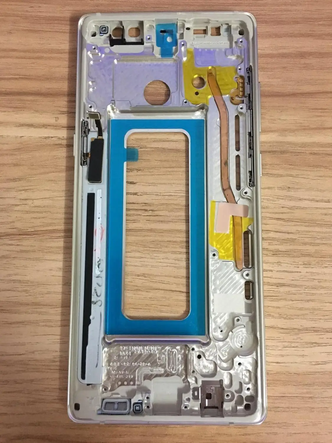 

high quality For Samsung Galaxy Note 8 N950 N950F Middle Frame Bezel Metal Housing Case with Power Volume Side Button